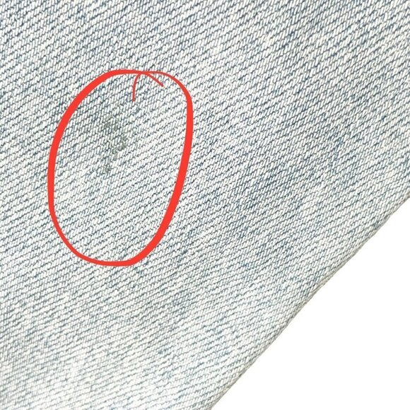 MOTHER Peg Jeans Thanks Again Cropped Women’s Size 25 High Waist Straight Leg - Picture 14 of 16